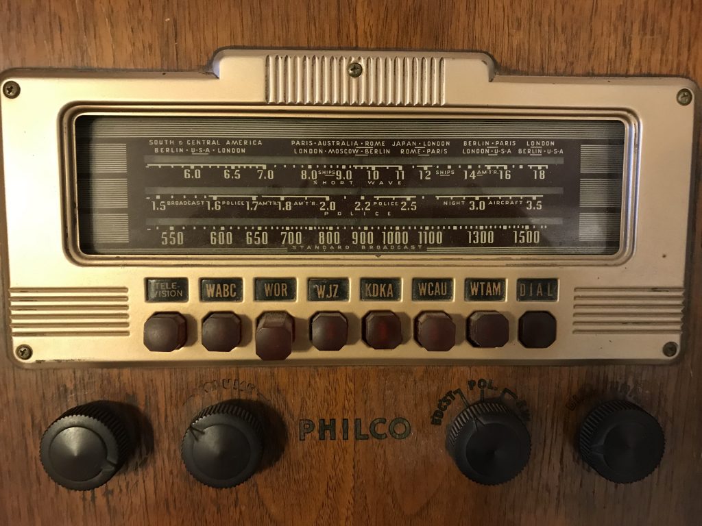 Philco Radio Dial